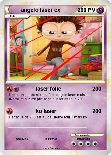 Pokemon angelo laser ex