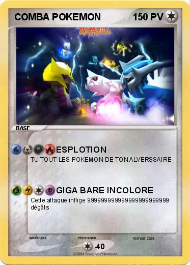 Pokemon COMBA POKEMON