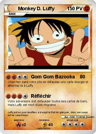 Pokemon Monkey D. Luffy