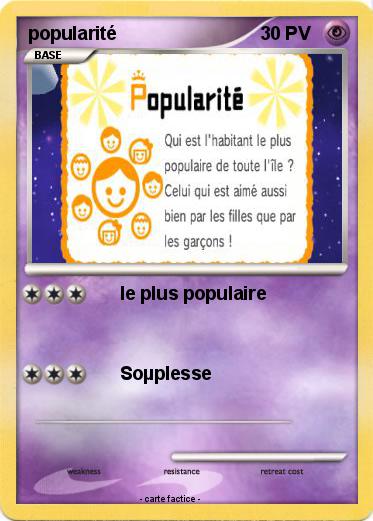 Pokemon popularité