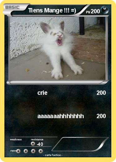 Pokemon Tiens Mange !!! =)
