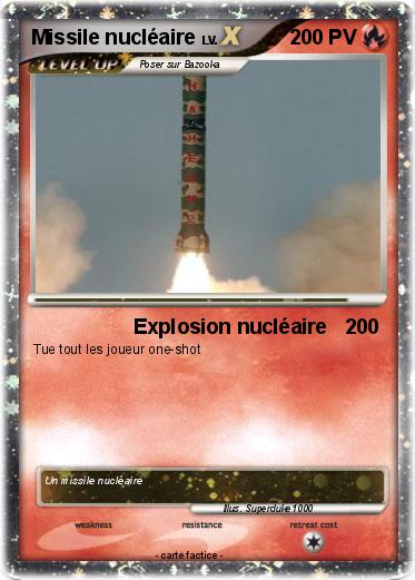 Pokemon Missile nucléaire