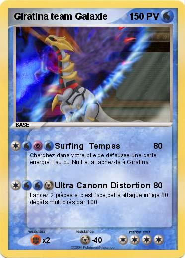 Pokemon Giratina team Galaxie