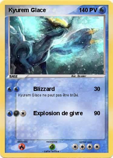 Pokemon Kyurem Glace