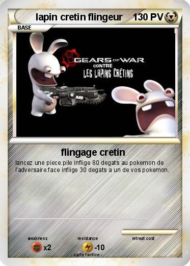 Pokemon lapin cretin flingeur