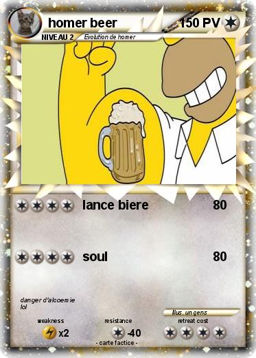 Pokemon homer beer