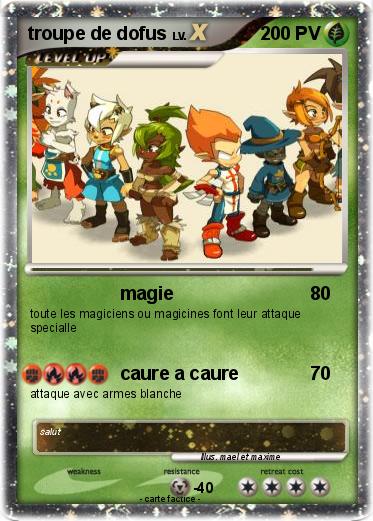 Pokemon troupe de dofus