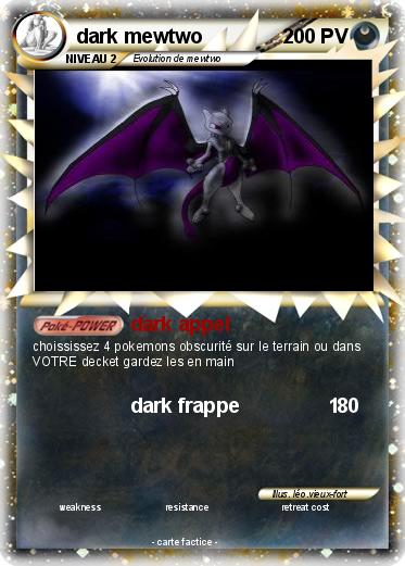 Pokemon dark mewtwo
