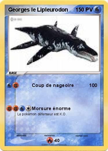 Pokemon Georges le Lipleurodon