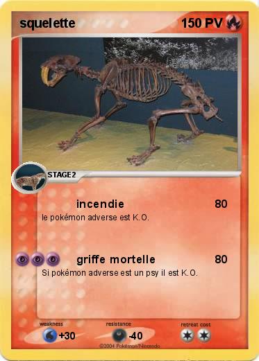 Pokemon squelette 