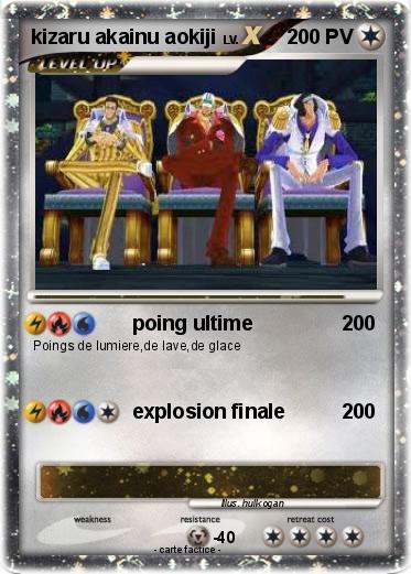 Pokemon kizaru akainu aokiji