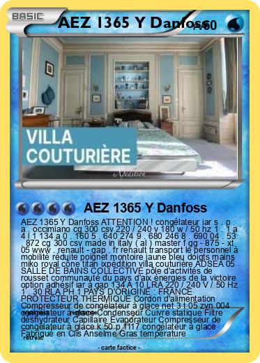 Pokemon AEZ 1365 Y Danfoss