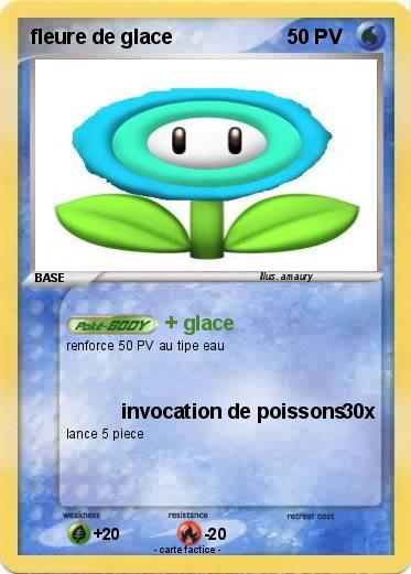 Pokemon fleure de glace