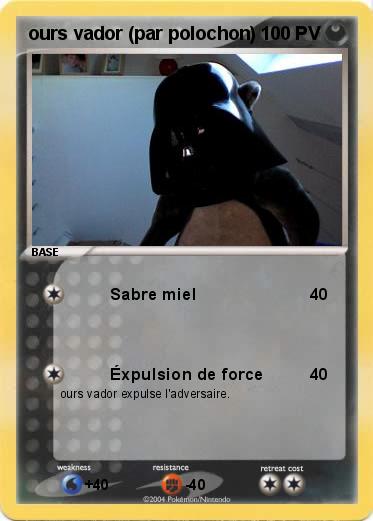 Pokemon ours vador (par polochon)