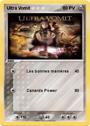 Pokemon Ultra Vomit