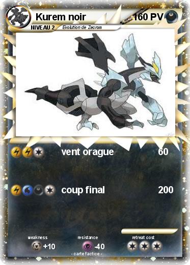 Pokemon Kurem noir