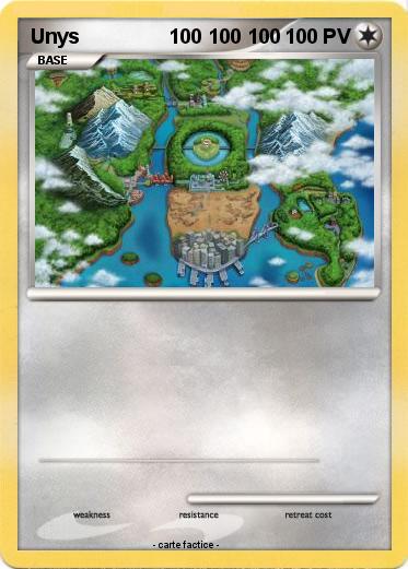 Pokemon Unys                100 100 100