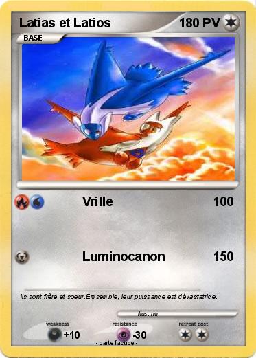 Pokemon Latias et Latios