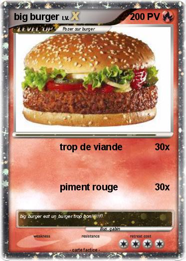 Pokemon big burger