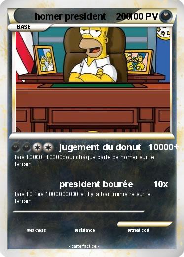 Pokemon homer president    200