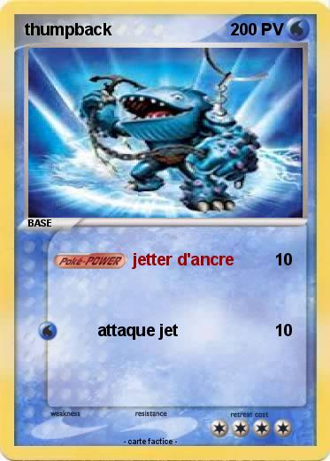 Pokemon thumpback