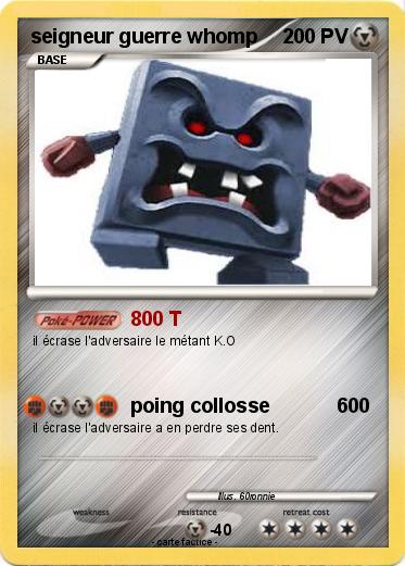 Pokemon seigneur guerre whomp