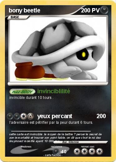 Pokemon bony beetle
