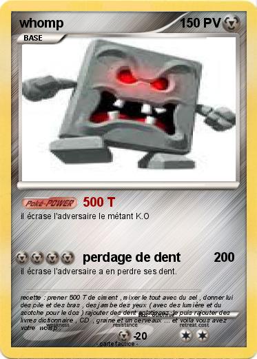 Pokemon whomp