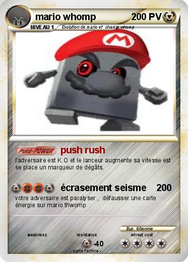 Pokemon mario whomp