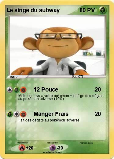 Pokemon Le singe du subway