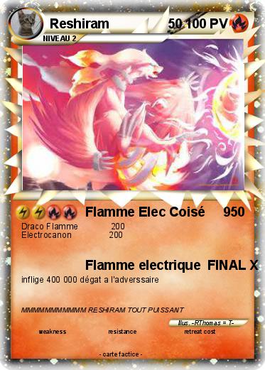 Pokemon Reshiram                50