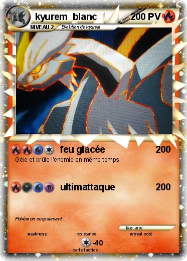 Pokemon kyurem  blanc