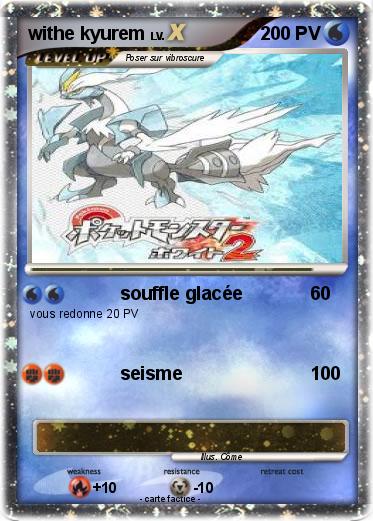 Pokemon withe kyurem