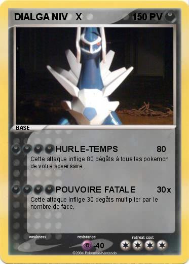 Pokemon DIALGA NIV   X  