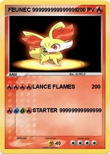 Pokemon FEUNEC 999999999999999