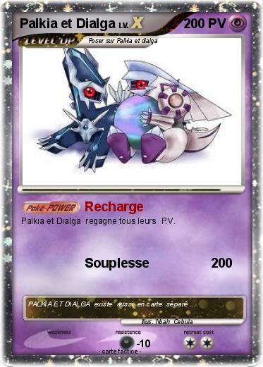 Pokemon Palkia et Dialga