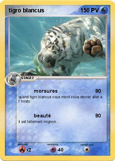 Pokemon tigro blancus