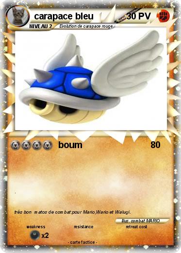 Pokemon carapace bleu