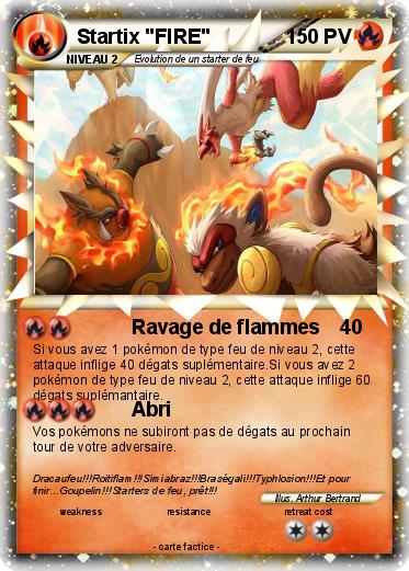 Pokemon Startix "FIRE"