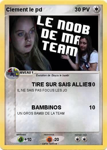 Pokemon Clement le pd