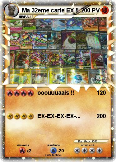 Pokemon Ma 32eme carte EX !!
