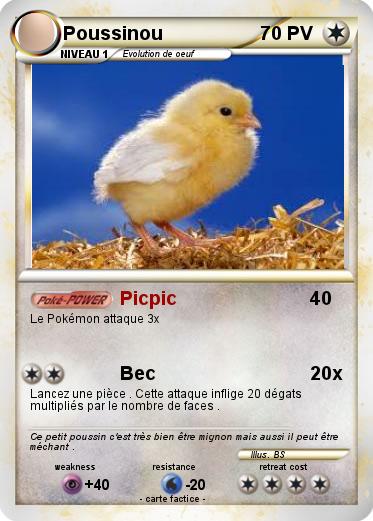 Pokemon Poussinou