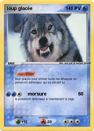 Pokemon loup glacée