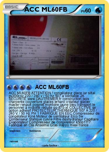 Pokemon ACC ML60FB