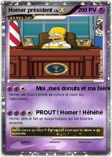Pokemon Homer président