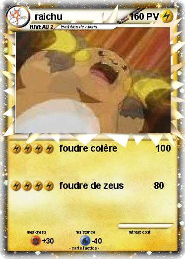 Pokemon raichu