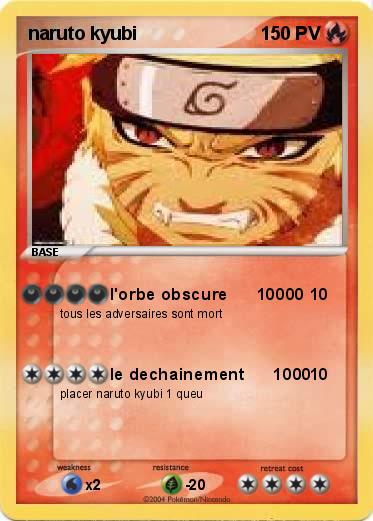 Pokemon naruto kyubi