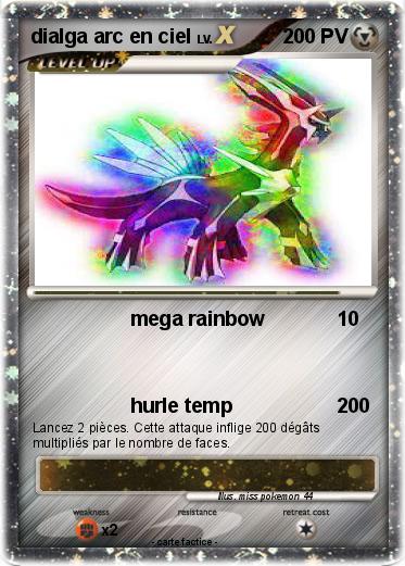 Pokemon dialga arc en ciel