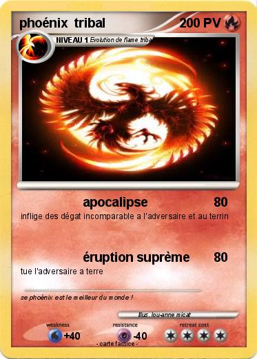 Pokemon phoénix  tribal