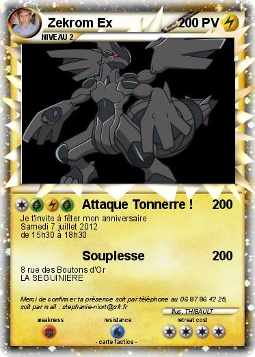Pokemon Zekrom Ex